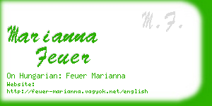 marianna feuer business card